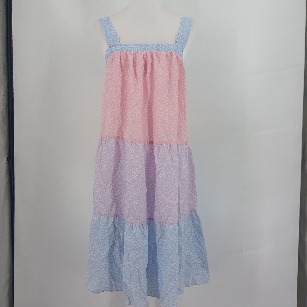 Vintage Holly Division of Gloria Moret Women's Medium Tiered Sundress